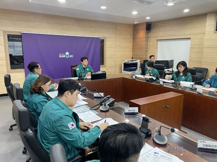 충북도 여름철 집중호우 대비 재난대응훈련. (사진=충북도 제공) *재판매 및 DB 금지
