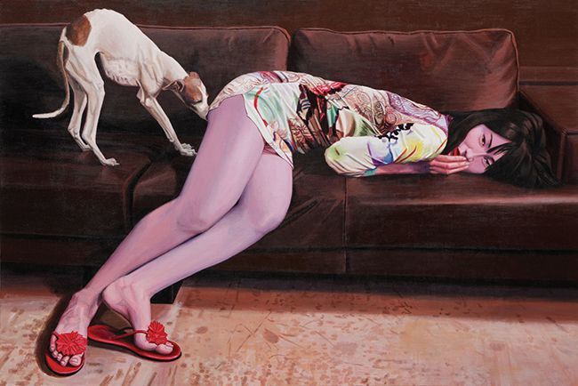 안창홍, <무례한 복돌이> oil on canvas, 130.3×193.9cm, 2010 *재판매 및 DB 금지