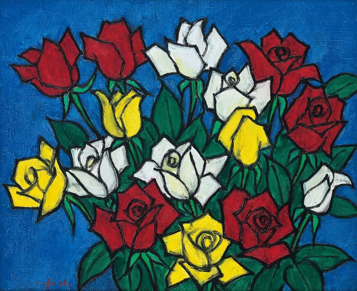 황염수, <장미> oil on canvas, 38×45.3cm *재판매 및 DB 금지