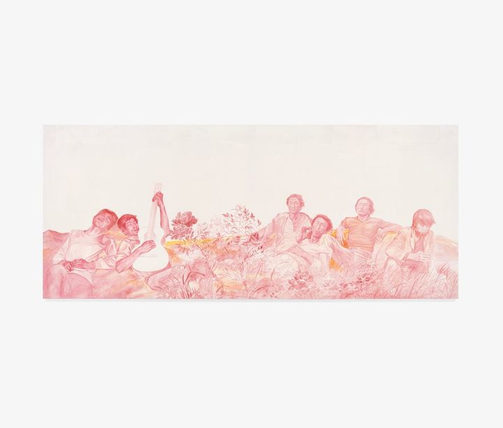  최민화, 부랑공간, 1998, 캔버스에 유채, 147.5 × 350 cm *재판매 및 DB 금지