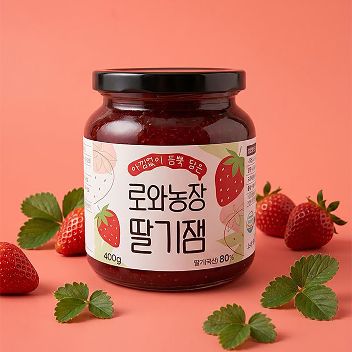 [곡성=뉴시스] 곡성 농산물 활용 '딸기잼' 출시. (사진=곡성군청 제공). photo@newsis.com *재판매 및 DB 금지
