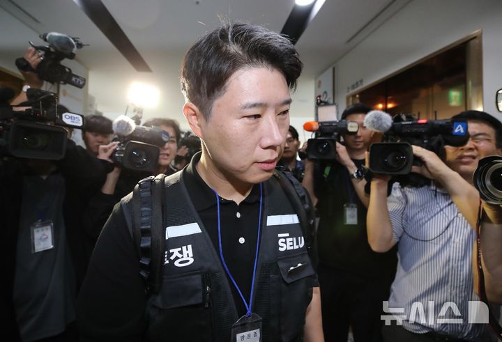[세종=뉴시스] 강종민 기자 = 삼성그룹 초기업노동조합 삼성전자지부 최승호 위원장. (공동취재) 2026.05.20. photo@newsis.com