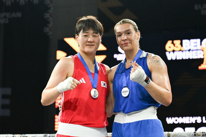 [서울=뉴시스] 여자 복싱 성수연(원주시청), 제63회 베오그라드 위너 토너먼트 여자 80㎏급 우승. (사진=대한복싱협회 제공) *재판매 및 DB 금지