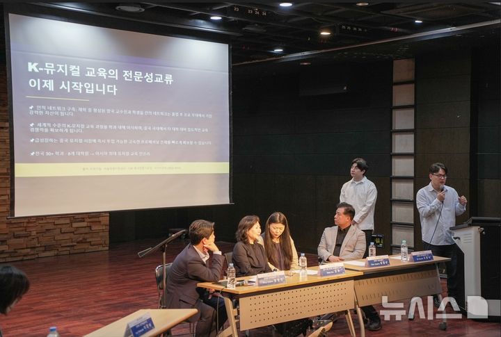 [군포=뉴시스] 한세대가 한·중 뮤지컬 미래 발전 전략 학술 포럼을 열고 있다. (사진=한세대 제공).2026.05.21.photo@newsis.com