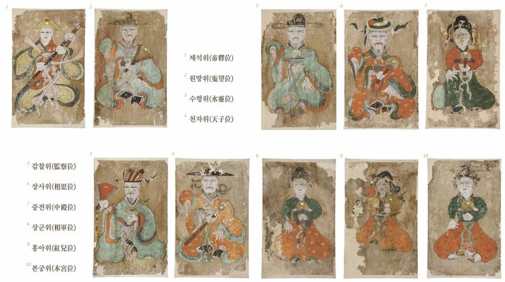 [제주=뉴시스] 제주대학교 박물관이 소장한 국가민속문화유산 '제주도 내왓당 무신도'. (사진=제주대학교 박물관 제공) 2026.05.21. photo@newsis.com *재판매 및 DB 금지