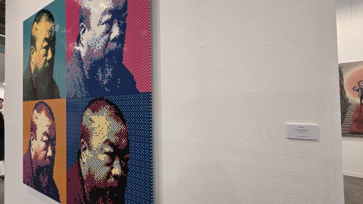 [사진=박현주 미술전문기자] 탕컨템포러리에서 선보인 아이웨이웨이(Ai Weiwei)의 레고 기반 신작. *재판매 및 DB 금지