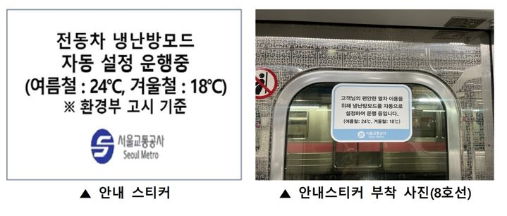 [서울=뉴시스] 지하철 냉방 안내. (자료=서울교통공사 제공) 2026.05.22. photo@newsis.com *재판매 및 DB 금지