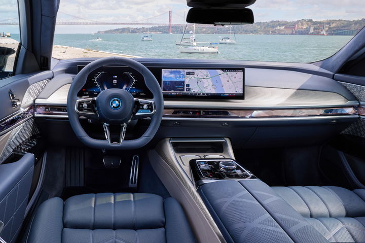 [서울=뉴시스] BMW의 럭셔리 전기 세단 i7의 실내 모습. (사진=BMW코리아 제공) 2026.5.23. photo@newsis.com *재판매 및 DB 금지