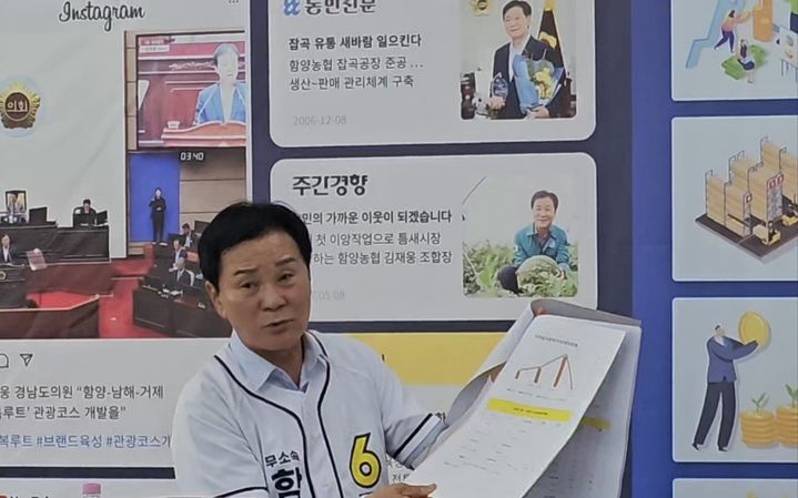 [함양=뉴시스] 무소속 김재웅 함양군수 후보는 22일 기자회견을 열고 함양군 수의계약 운영 실태와 관련한 각종 의혹을 제기했다. (사진=함양군 제공) 2026. 05. 22. photo@newsis.com *재판매 및 DB 금지