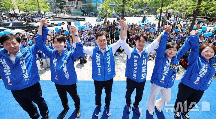 정원오 민주당 서울시장 후보, 노원구 집중유세
