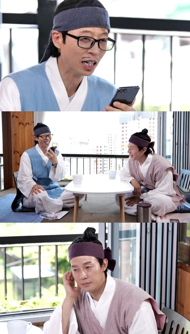 [서울=뉴시스] MC 유재석이 소녀시대 유닛 '효리수'에게 OST 가창을 제안한다. (사진=MBC) 2026.05.23. photo@newsis.com *재판매 및 DB 금지