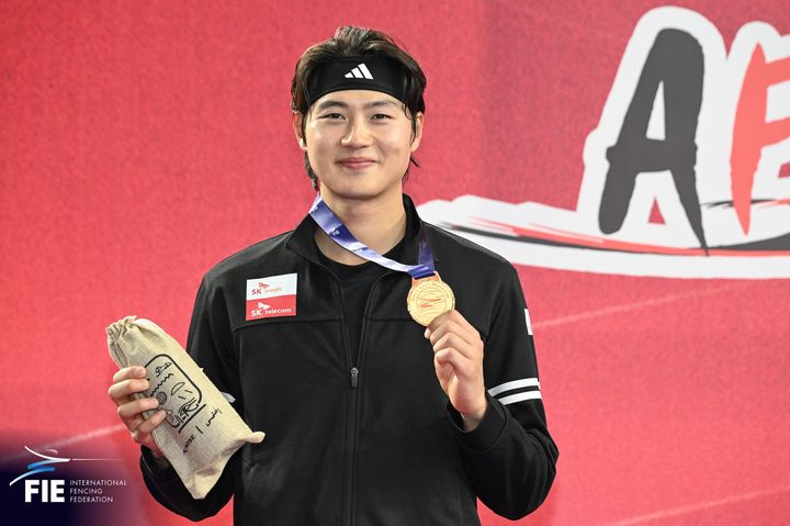 [서울=뉴시스] 펜싱 오상욱. (사진=국제펜싱연맹 SNS 캡처) 2026.05.24. photo@newsis.com *재판매 및 DB 금지