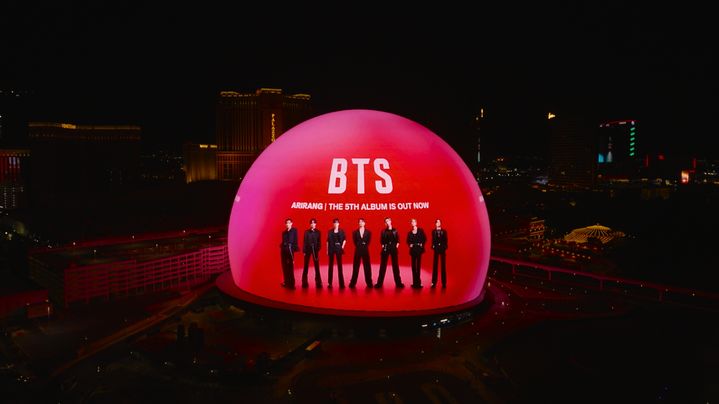 [서울=뉴시스] BTS 더 시티 아리랑 - 라스베이거스. (사진=하이브 제공) 2026.05.25.photo@newsis.com&nbsp; *재판매 및 DB 금지