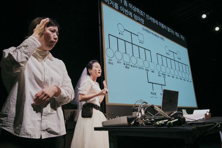 박소영의 '경계넘기: 신진순박소영박뽀또 파트.1' 두산아트랩 공연. (사진=두산아트센터 제공) *재판매 및 DB 금지
