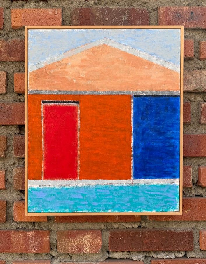 백진_원효, 원효로 훠어이훠이_47x39cm, 캔버스에 아크릴릭, 2021 *재판매 및 DB 금지
