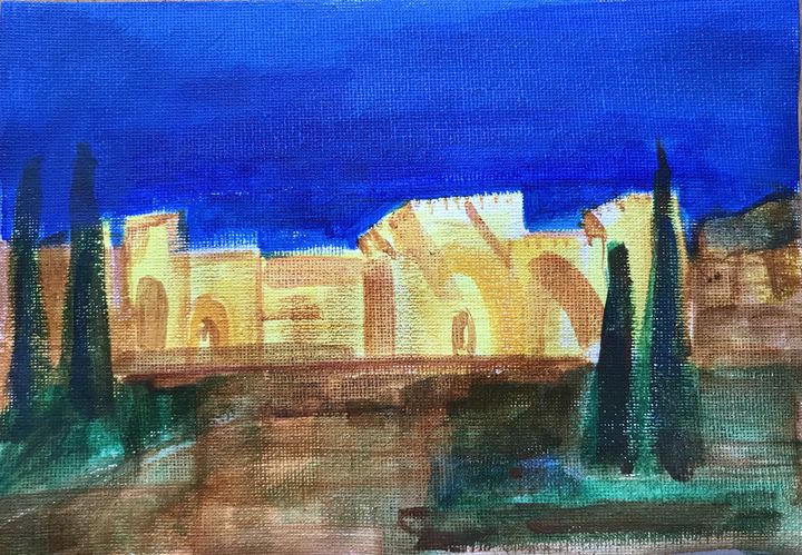 백영_Alhambra_20.5x14.5cm, acrylic on canvas, 2026 *재판매 및 DB 금지