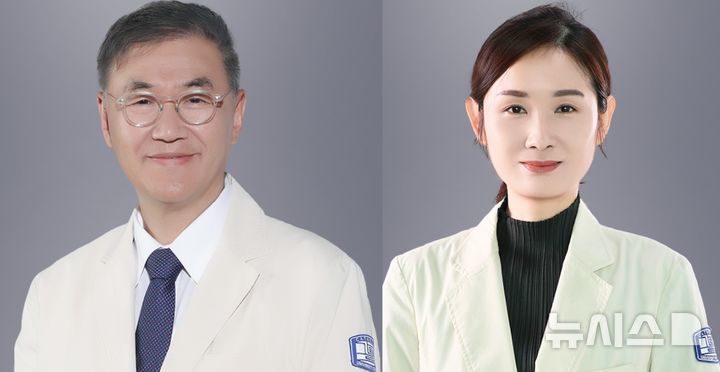 [서울=뉴시스] 왼쪽부터 채정호 가톨릭대학교 서울성모병원 정신건강의학과 교수, 태혜진 평생건강증진센터 교수. (사진= 서울성모병원 제공) 