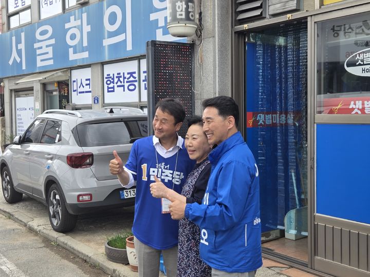 [함평=뉴시스]26일 전남 함평을 찾은 한병도 더불어민주당 원내대표. 2026.05.26. photo@newsis.com *재판매 및 DB 금지