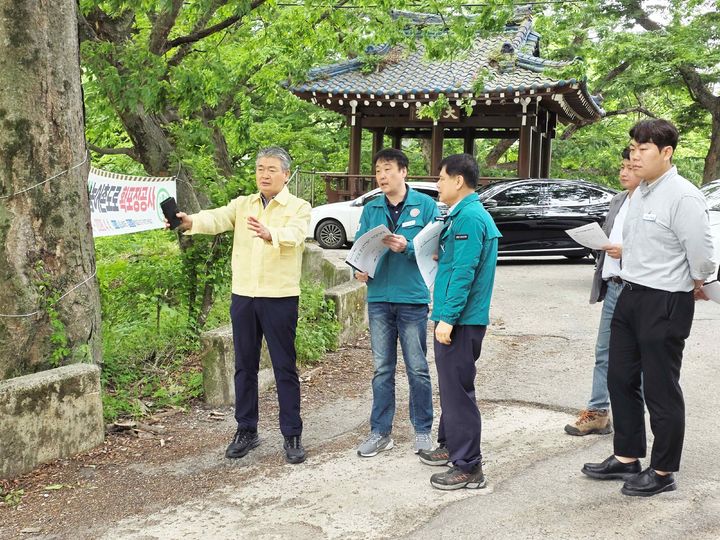 [함양=뉴시스] 함양군 양상호 권한대행 태풍·호우 대비 인명피해 우려지역 점검 (사진=함양군 제공) 2026. 05. 26. photo@newsis.com *재판매 및 DB 금지