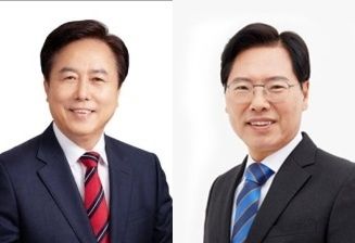  [안동=뉴시스] 경북 안동시장 국민의힘 권기창 후보(왼쪽)와 더불어민주당 이삼걸 후보. (사진=뉴시스 DB). photo@newsis.com *재판매 및 DB 금지