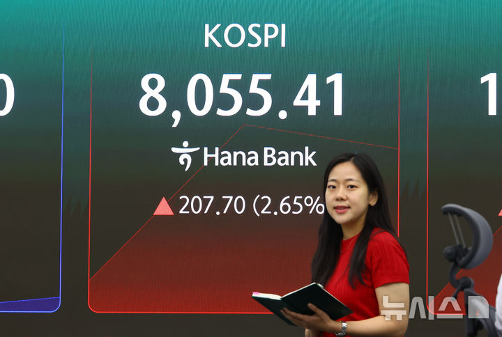 코스피 8000 탈환