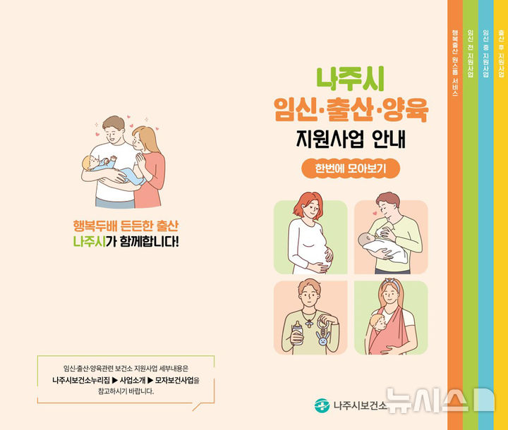 전남 나주시가 임신 준비부터 출산과 양육까지 필요한 지원 정책을 시민들이 언제 어디서나 쉽게 확인할 수 있도록 전자책 서비스를 시작했다. (이미지=나주시 제공) photo@newsis.com *재판매 및 DB 금지