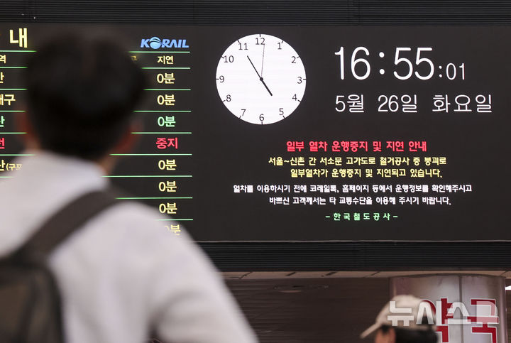 서소문 고가차도 사고, 열차 운행 중지