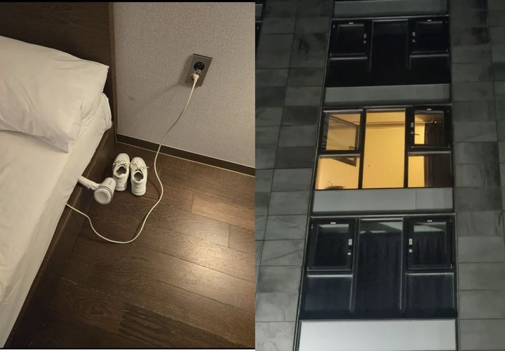 [서울=뉴시스]한 호텔에서 투숙객이 헤어드라이어를 장시간 켜둔 채 외출해 자칫 화재로 이어질 뻔한 사연이 전해졌다. (사진출처: 스레드 캡처)2026.05.27.