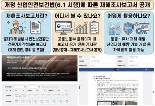 [세종=뉴시스] 고용노동부가 지난 2024년 판결이 확정된 51건의 중대재해 재해조사보고서 공개를 한다고 27일 밝혔다. (자료=고용노동부 제공) *재판매 및 DB 금지