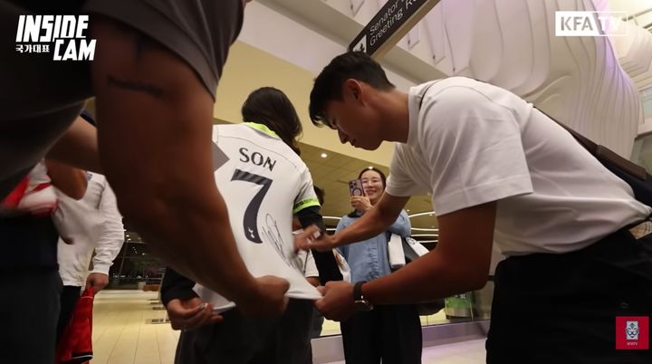 [서울=뉴시스]홍명보호 합류하는 손흥민. (사진=대한축구협회 유튜브 채널 캡처) 2026.05.27. photo@newsis.com *재판매 및 DB 금지