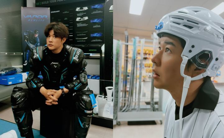 [서울=뉴시스] 그룹 슈퍼주니어 멤버 신동(40)이 아이스하키를 즐기며 감량 후 체중 관리에 나선 근황을 전했다. (사진=신동 인스타그램 갈무리) *재판매 및 DB 금지