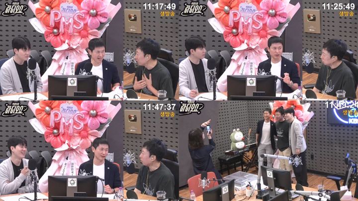 [서울=뉴시스] 27일 오전 방송된 KBS Cool FM '박명수의 라디오쇼'에는 월드컵 중계에 나서는 이영표 해설위원과 남현종 캐스터가 출연했다. (사진=KBS Cool FM '박명수의 라디오쇼') 2026.05.27. photo@newsis.com *재판매 및 DB 금지