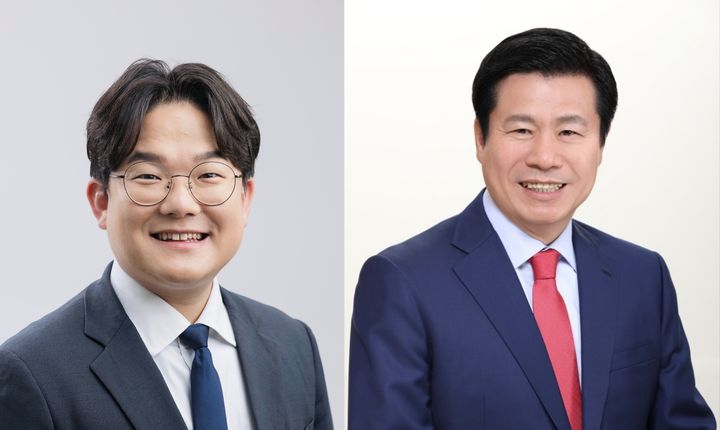 [대구=뉴시스] 대구 중구청장 더불어민주당 오영준 후보(왼쪽)와 국민의힘 류규하 후보. (사진=뉴시스 DB). photo@newsis.com *재판매 및 DB 금지