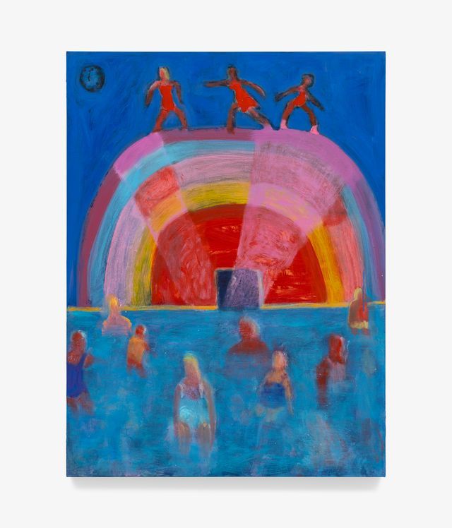 캐서린 브래드포드, Playland, 2024, 캔버스에 아크릴릭, 122.2 × 90.4 cm *재판매 및 DB 금지