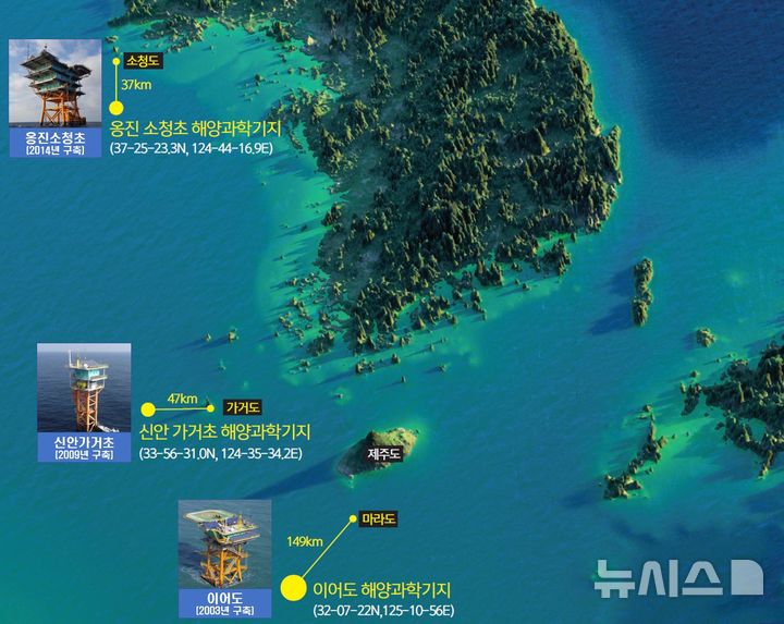 [서울=뉴시스] 우리나라 해양과학기지 위치.