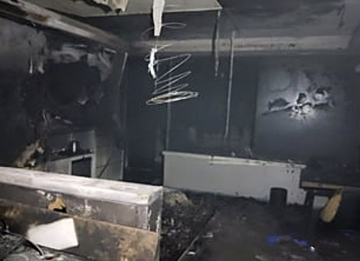 불이 난 호텔 내부 모습. (사진=경기도소방재난본부 제공) *재판매 및 DB 금지