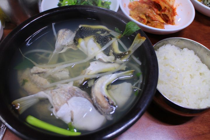 [서울=뉴시스] 미 CNN이 한국 부산의 대표적인 향토 음식이자 전 세계에서 가장 위험한 요리로 꼽히는 '복국(복어탕)'의 매력과 이에 얽힌 역사적 사건을 집중 조명했다. (사진=유토이미지) *재판매 및 DB 금지