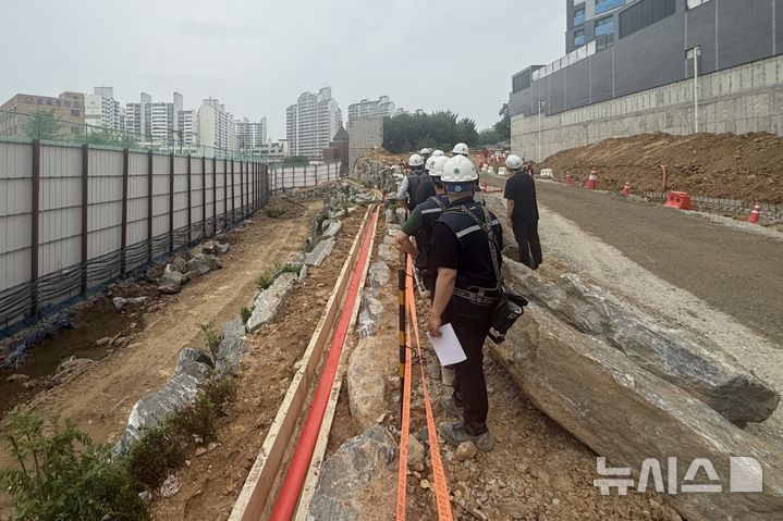 인천 서구, 우기 대비 공동주택 공사현장 일제 점검