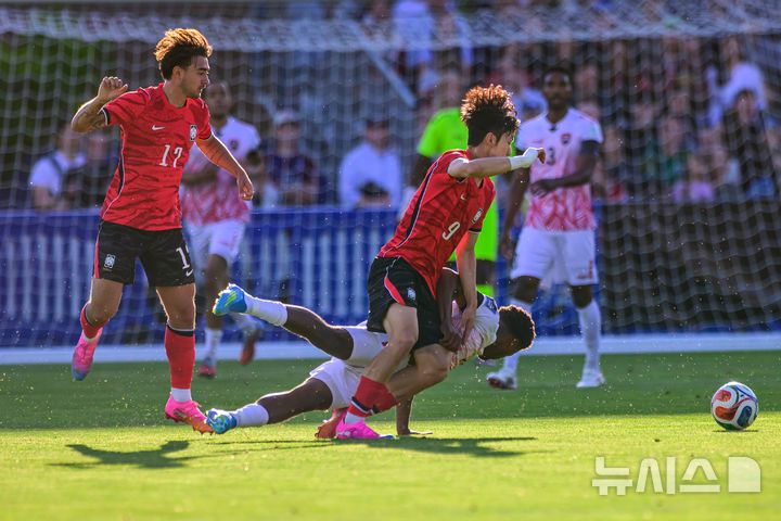 [프로보=AP/뉴시스] 한국 남자 축구 대표팀의 이기혁. 2026.05.30.