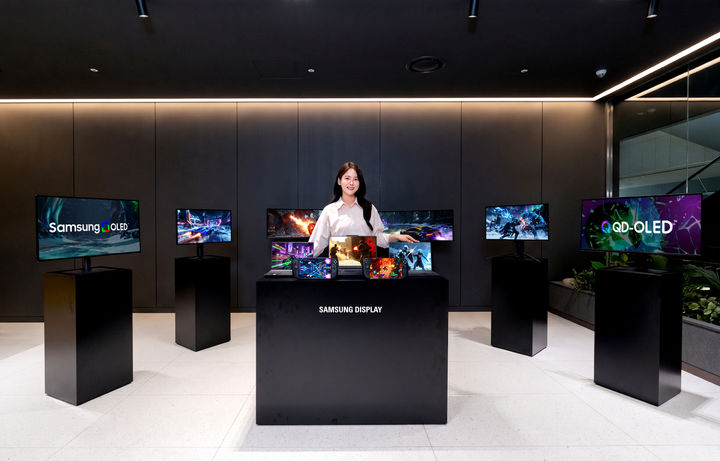 삼성디스플레이가 2~5일(현지시간) 대만 타이베이 난강 전시센터(Taipei Nangang Exhibition Center)에서 열리는 '컴퓨텍스 2026(Computex 2026)'에 참가해 선보일 게이밍 최적화 OLED·QD-OLED 제품(사진제공=삼성디스플레이) *재판매 및 DB 금지