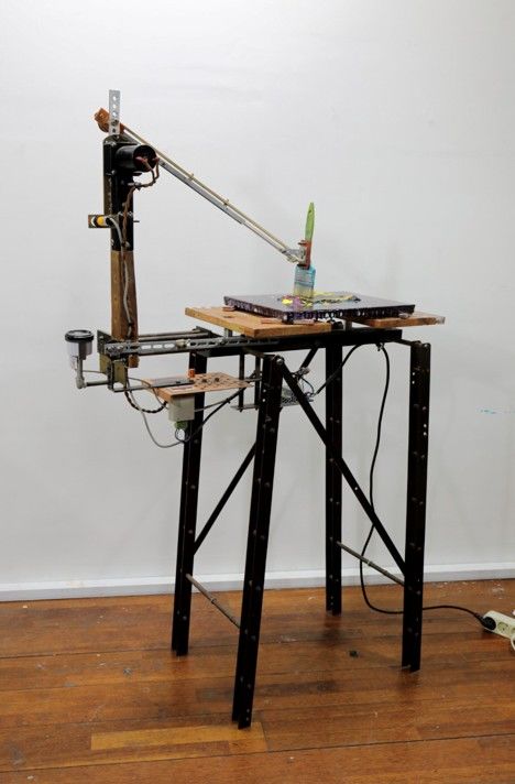한진수, 〈그림형성기 #1(Painting Formation Machine #1)〉, 2014 *재판매 및 DB 금지