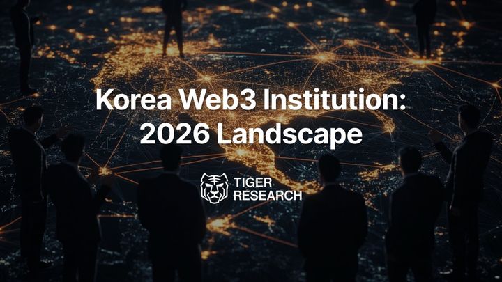 웹3 전문 리서치사 타이거리서치가 한국 암호화폐 시장의 기관 진출 현황을 150개 기관, 196건의 협력 관계를 추적해 분석한 보고서를 발간했다(사진=타이거리서치 제공) *재판매 및 DB 금지