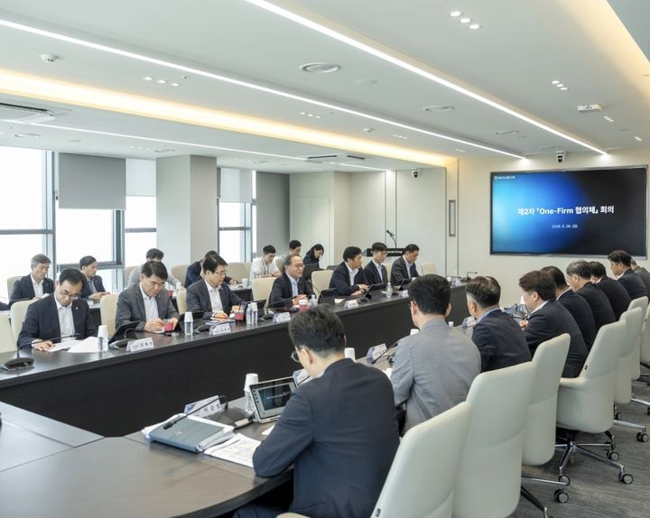 5월 29일 서울 중구 NH농협금융지주 본사에서 2차 원펌(One-Firm) 협의체 회의가 열리고 있다. (사진=농협금융 제공) *재판매 및 DB 금지