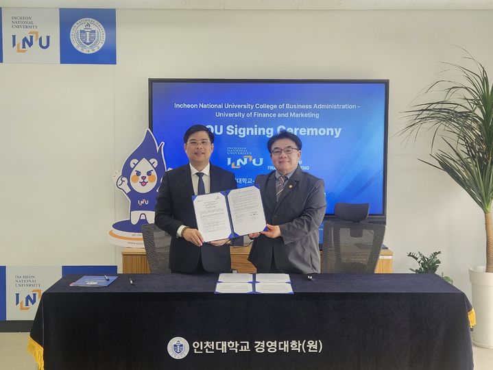 인천대·베트남 금융마케팅대학(UFM) 업무협약. (사진=인천대 제공) 2026.06.01. photo@newsis.com *재판매 및 DB 금지