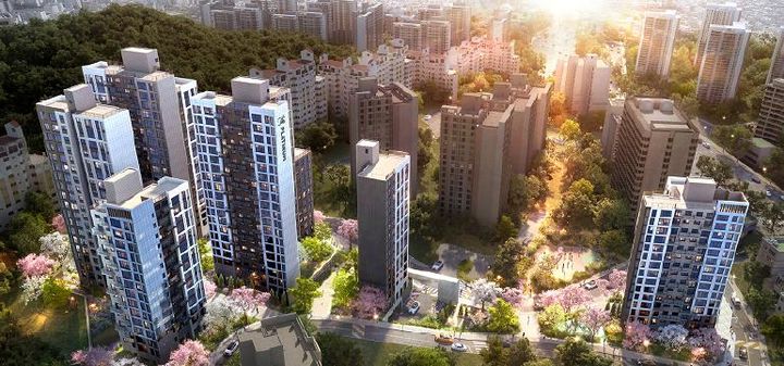 [서울=뉴시스] 창전동46-1번지일대 가로주택정비사업 조감도. (사진=쌍용건설 제공) 2026.06.02 photo@newsis.com *재판매 및 DB 금지