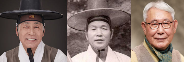 (왼쪽부터) 김일구 명창, 박봉술 명창, 최동현 교수. (사진=국악방송 제공) *재판매 및 DB 금지