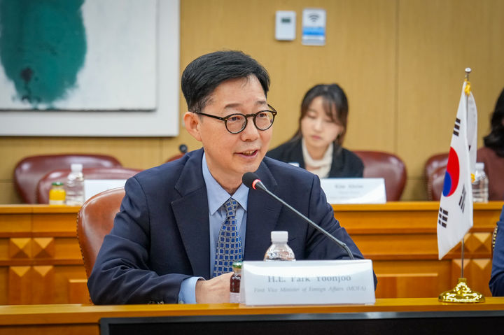 [서울=뉴시스] 권창회 기자 = 박윤주 외교부 1차관. (사진=외교부 제공) 2026.06.02. photo@newsis.com *재판매 및 DB 금지
