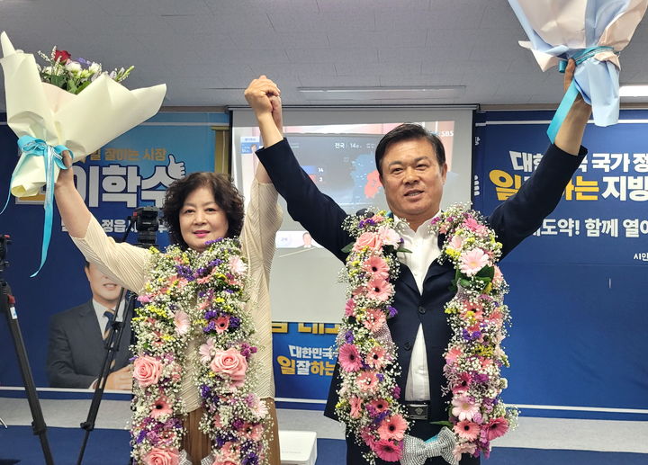 [정읍=뉴시스] 정읍시장선거 이학수 당선인. *재판매 및 DB 금지