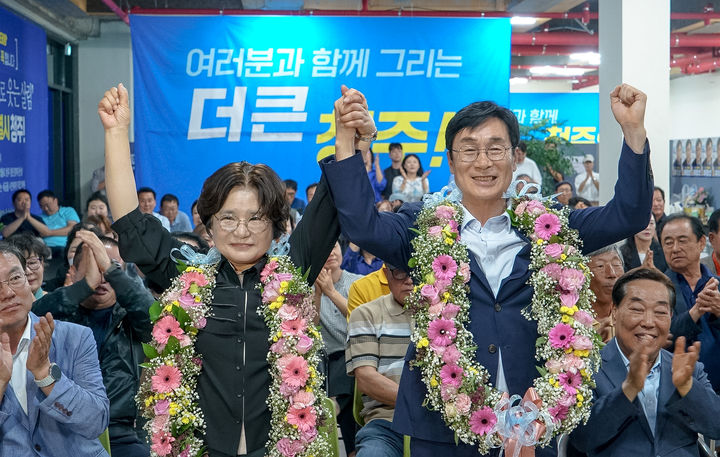 [청주=뉴시스] 더불어민주당 이장섭 청주시장 당선인. photo@newsis.com *재판매 및 DB 금지