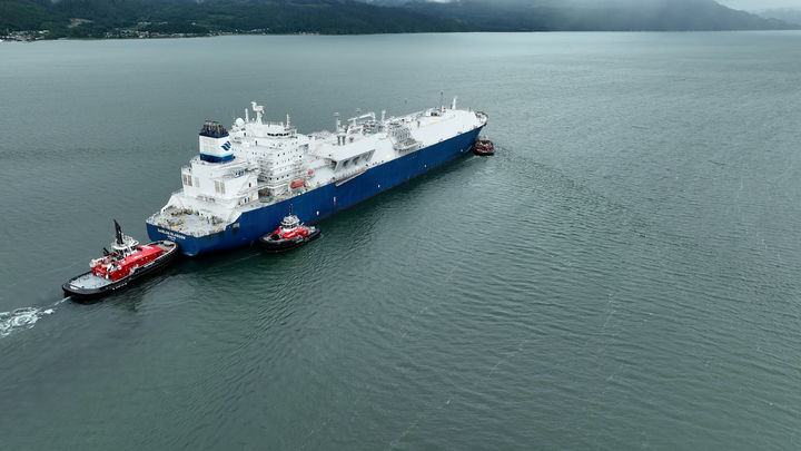 [세종=뉴시스] 한국가스공사가 참여한 LNG캐나다 사업의 액화천연가스(LNG) 카고가 수도권 에너지 공급 거점인 인천생산기지에 처음 입항했다. (사진=가스공사 제공) 2026.06.05. photo@newsis.com *재판매 및 DB 금지